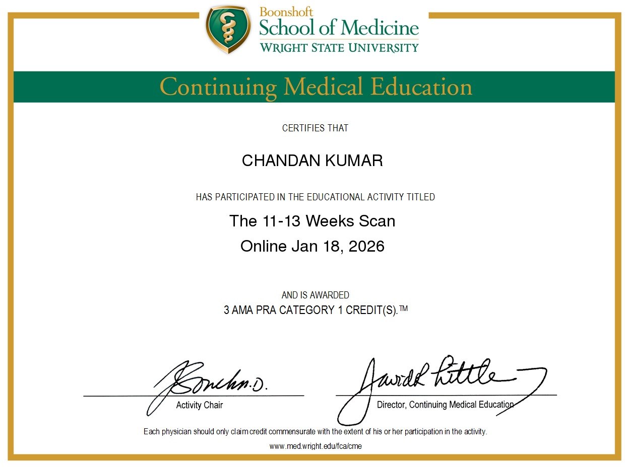 Continuing Medical Education Certificate